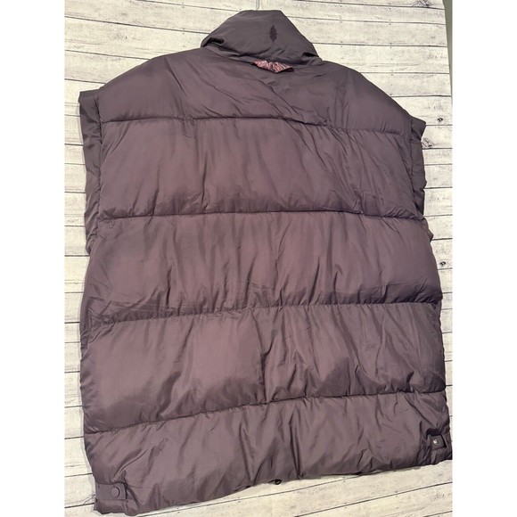 Free People FP Movement In A Bubble Puffer Vest Womens Sz L Oversized Purple - Picture 9 of 14